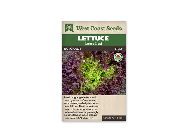 Lettuce — Looseleaf, Burgandy Organic