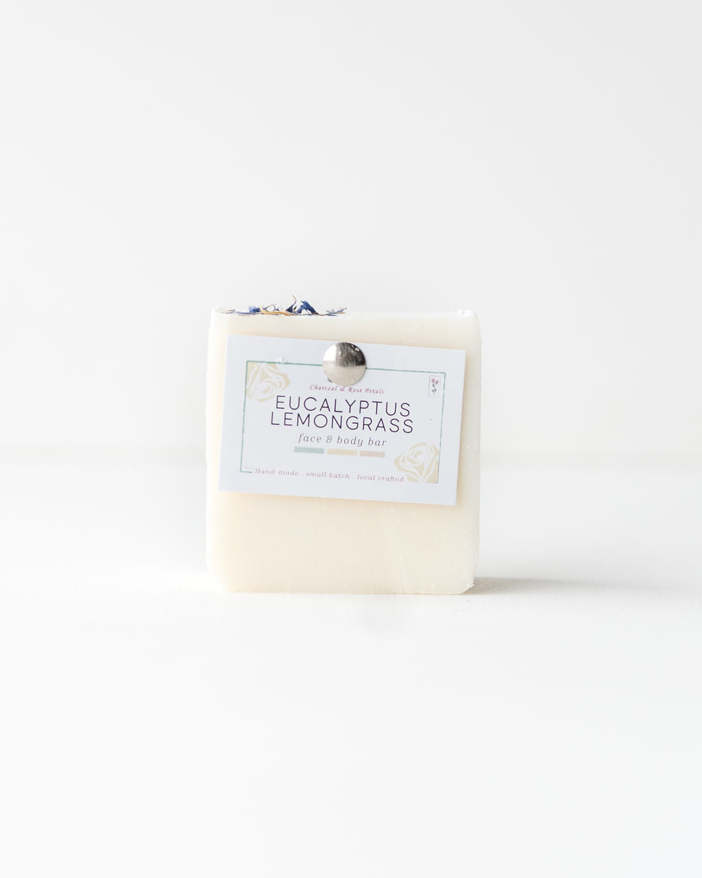 Charcoal & Rose Petals Bar Soap