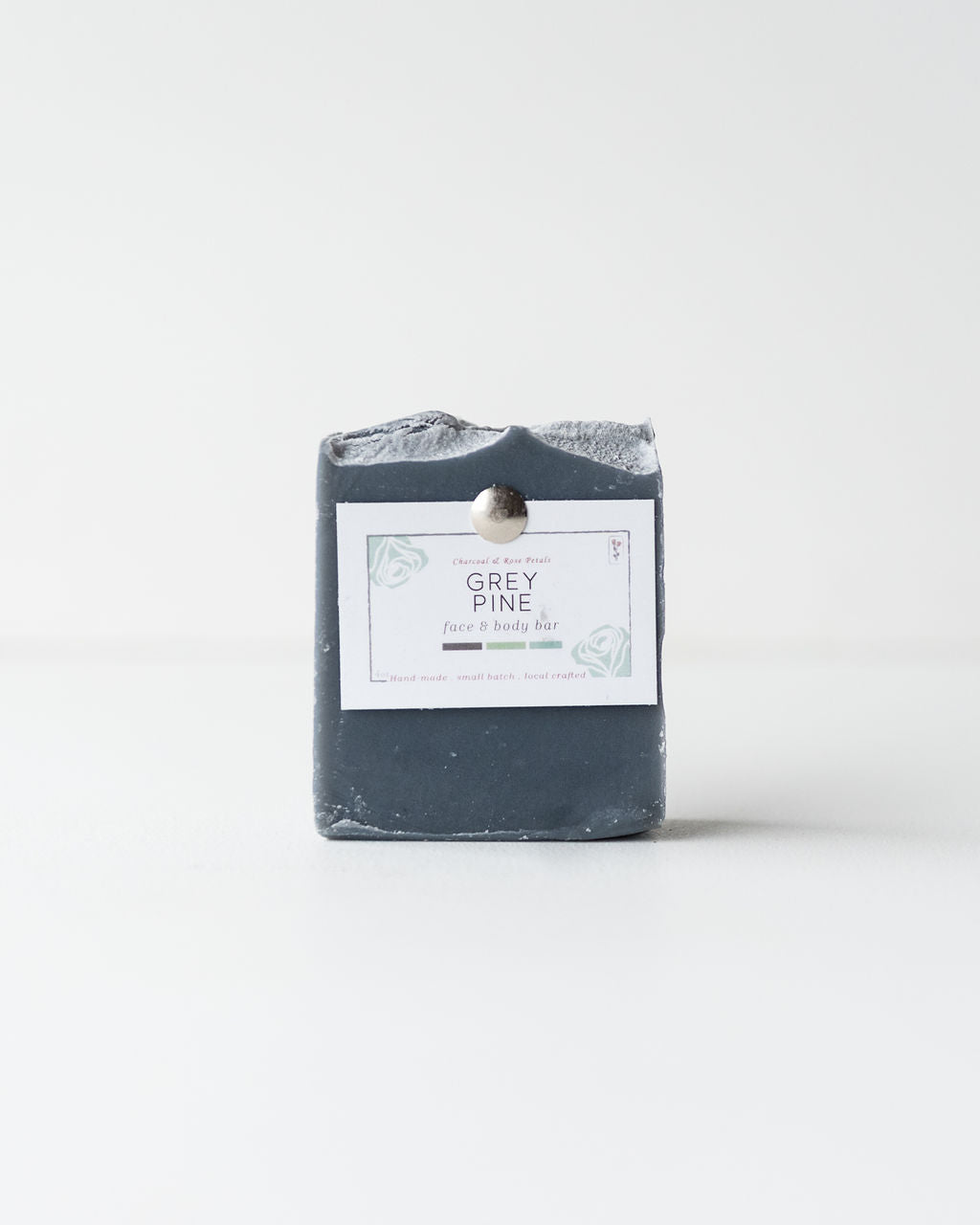 Charcoal & Rose Petals Bar Soap