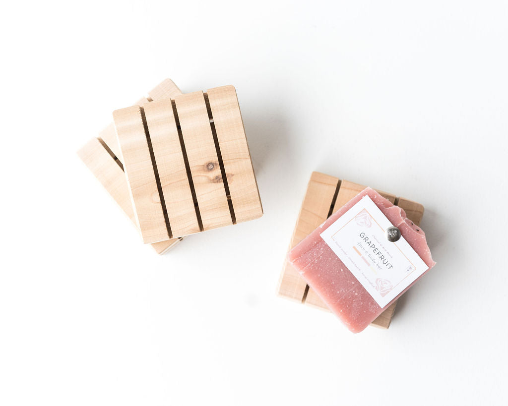 Charcoal & Rose Petals Bar Soap