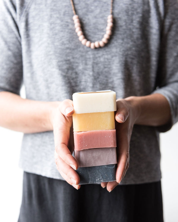 Charcoal & Rose Petals Bar Soap