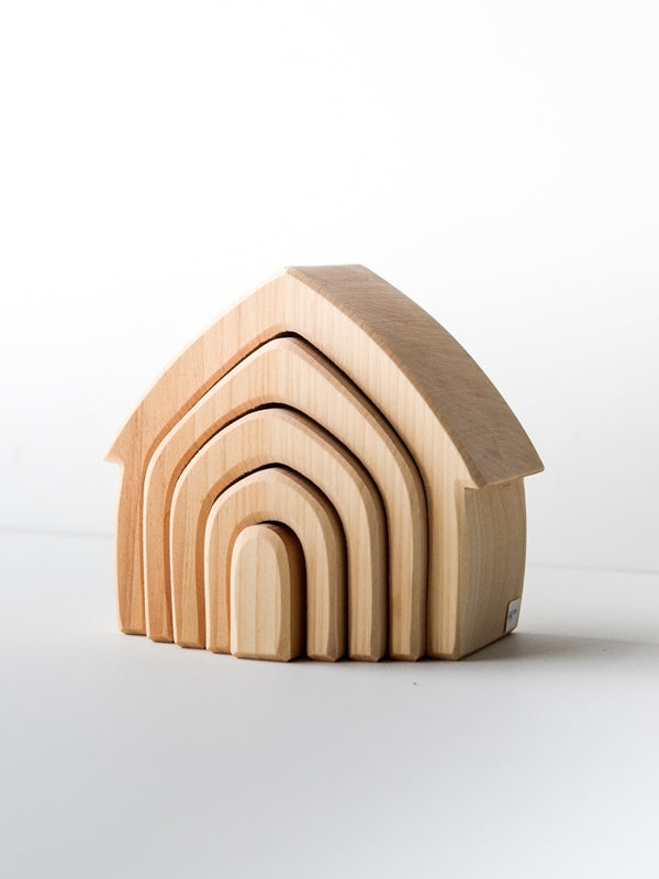 Natural Wood All In One Small House