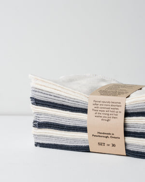 Reusable Cloth Wipes — 30 Pack