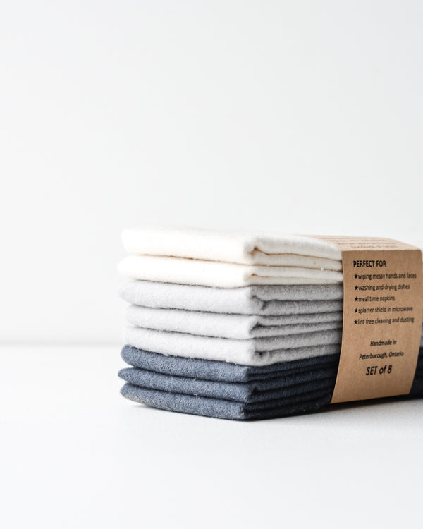 Single Ply Unpaper Towels — Set of 8