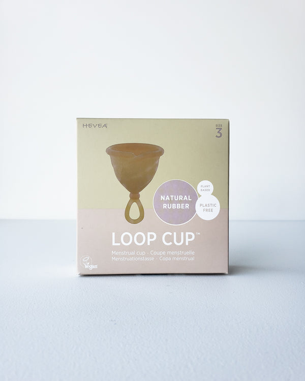 Hevea Loop Cup — Natural Rubber Reusable Menstrual Cup