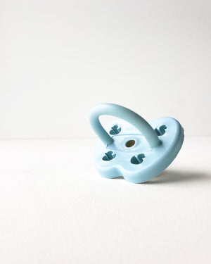 Natural Rubber Pacifier, 0-3m — Baby Blue