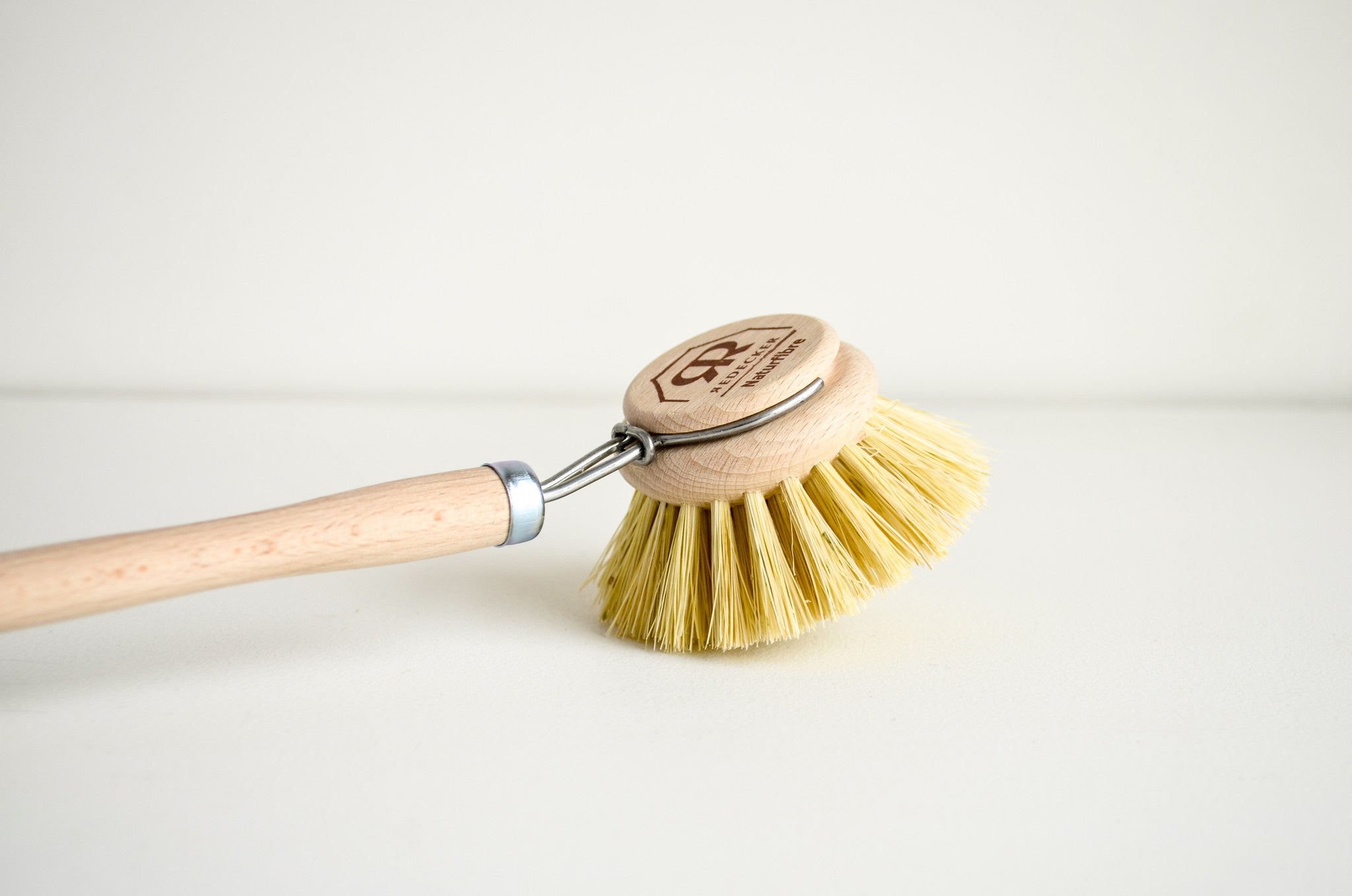 Dish Brush — White Bristle