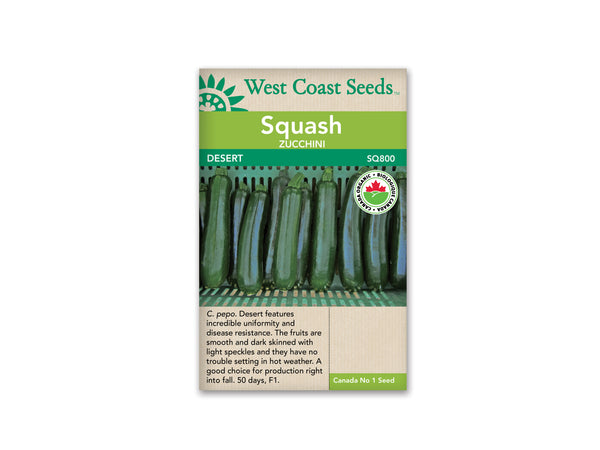 Zucchini Squash — Desert F1 Organic