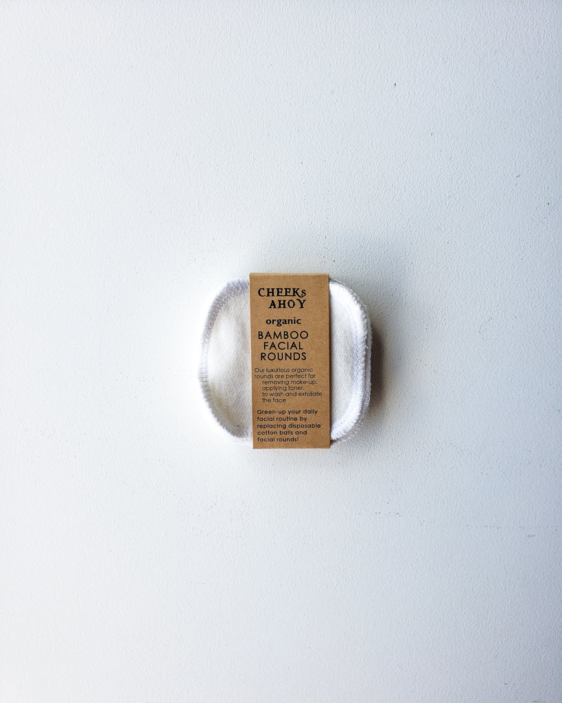 Organic Bamboo Facial Rounds — Set of 8
