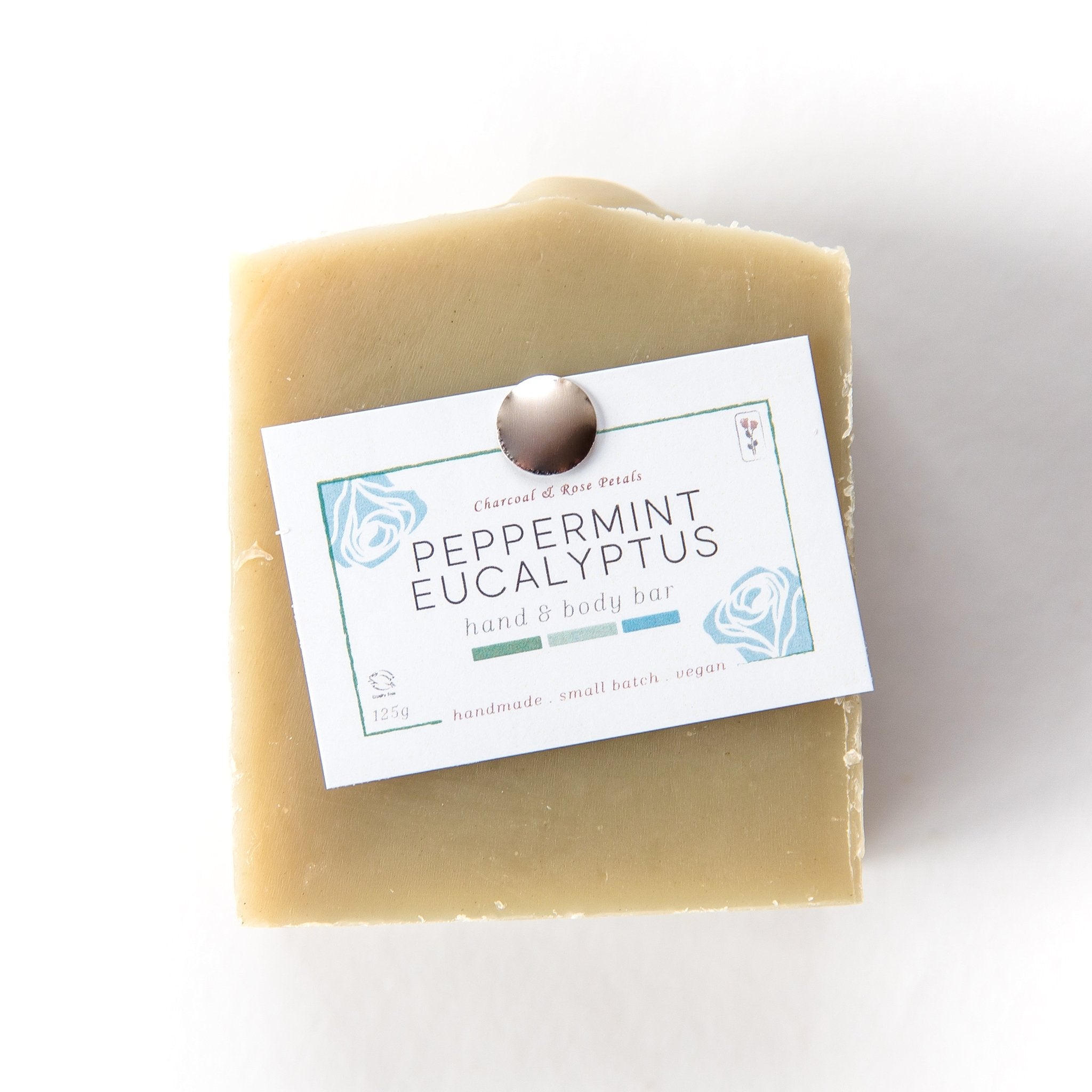 Charcoal & Rose Petals Bar Soap