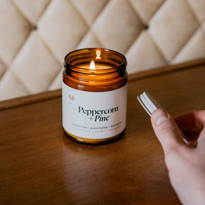 Misoyo | Peppercorn + Pine | Canadian Beeswax Candle