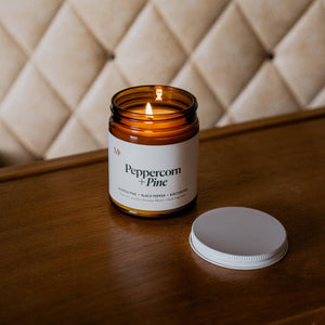 Misoyo | Peppercorn + Pine | Canadian Beeswax Candle