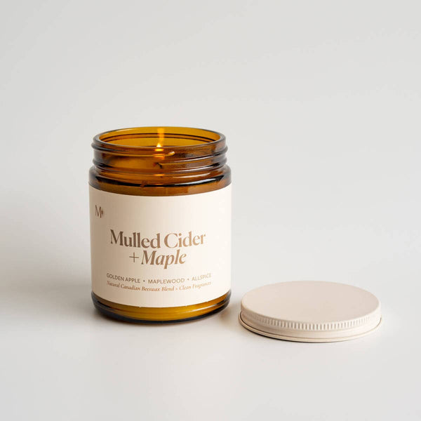 Misoyo | Mulled Cider + Maple | Canadian Beeswax Candle