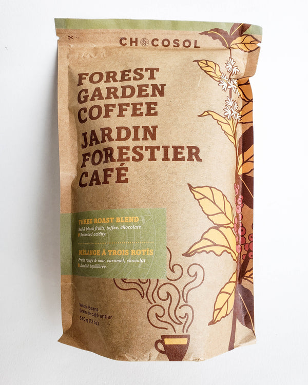 Chocosol Forest Garden Coffee — Three Roast Blend