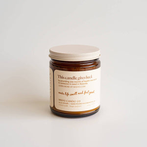 Misoyo | Golden Plum + Persimmon | Canadian Beeswax Candle
