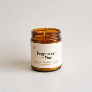 Misoyo | Peppercorn + Pine | Canadian Beeswax Candle
