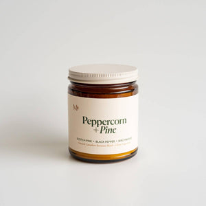 Misoyo | Peppercorn + Pine | Canadian Beeswax Candle