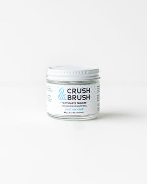Crush & Brush Toothpaste Tablets — Mint, 2.12oz / 80tablets