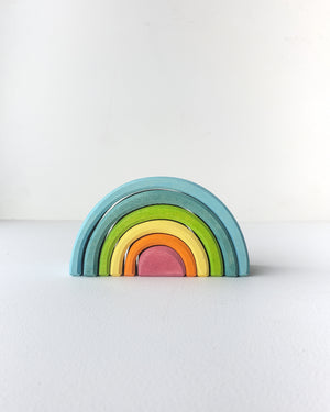 Grimm's Stacking Toy - Pastel Rainbow