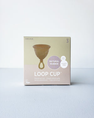 Hevea Loop Cup — Natural Rubber Reusable Menstrual Cup