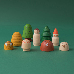 My Wooden Forest World — 10pc Wood Toy Set