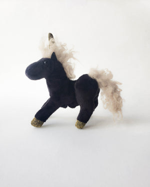 Folkmanis Black Unicorn