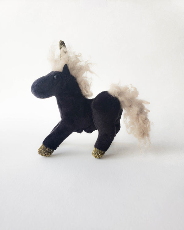 Folkmanis Black Unicorn