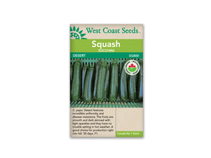 Zucchini Squash — Desert F1 Organic