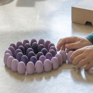 Loose Parts — Mandala Purple Eggs