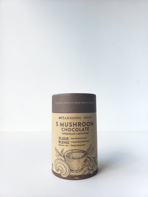 Harmonic Arts Elixir Blend — 5 Mushroom Chocolate (160g / 480g)